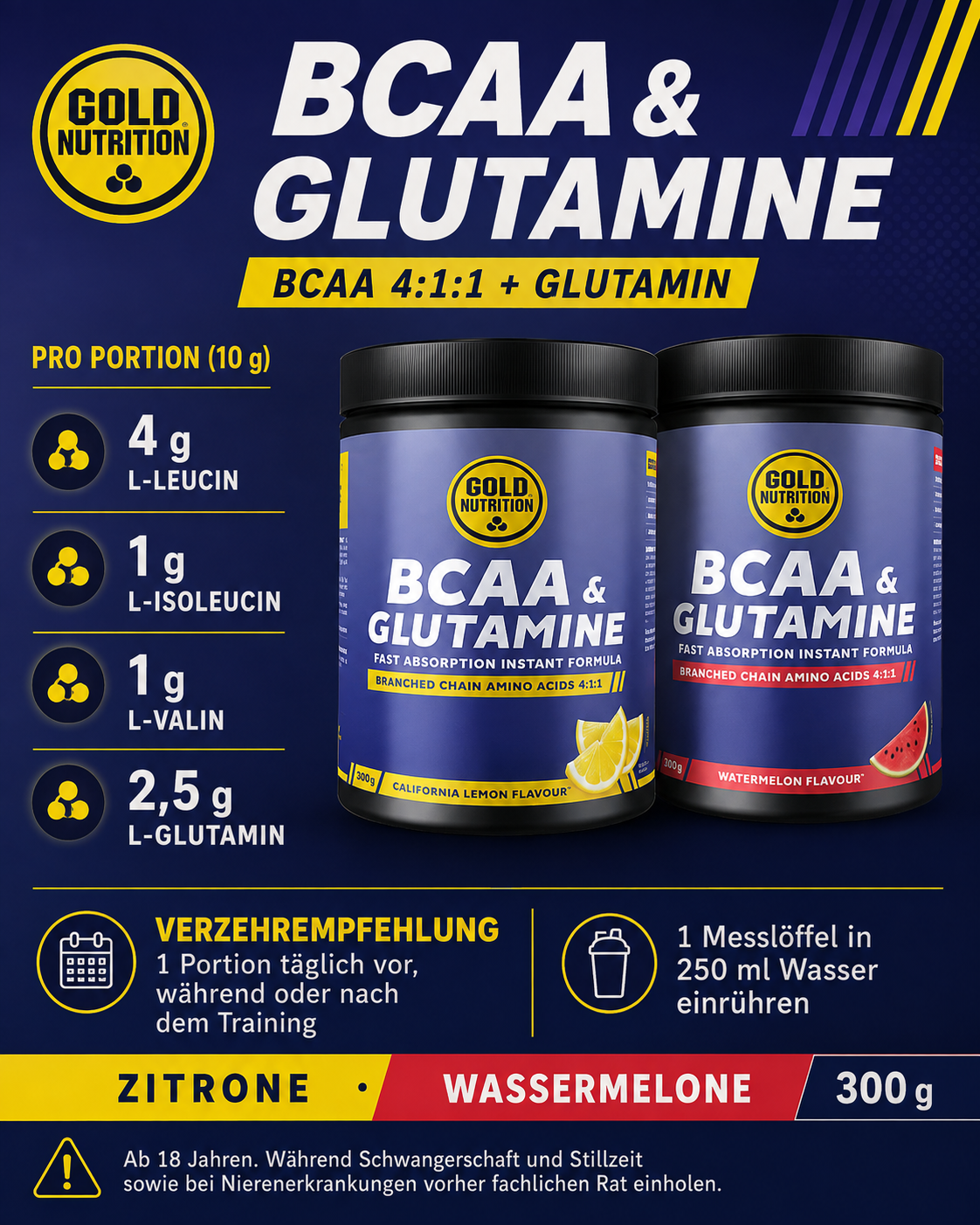 BCAA & Glutamine Powder
