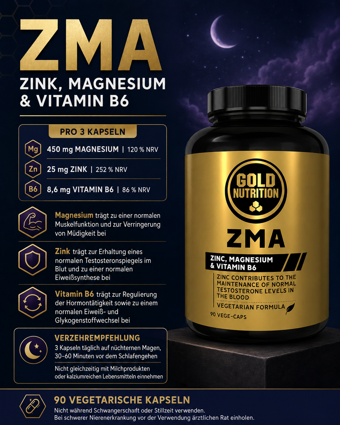 ZMA - 90 Kapseln
