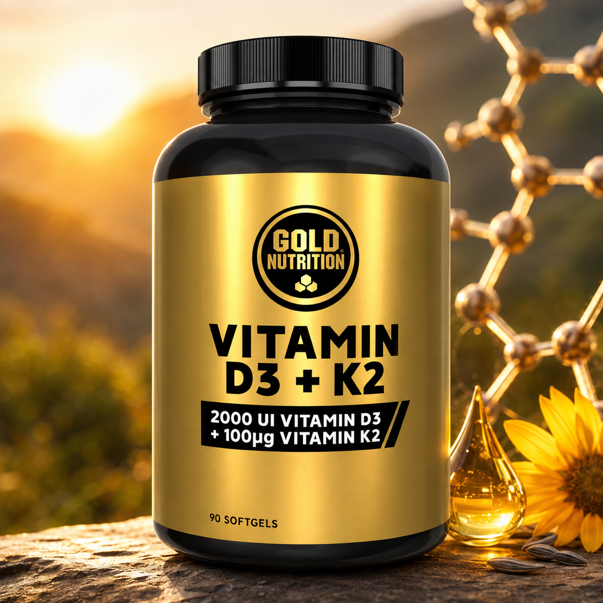 Vitamin D3 + K2